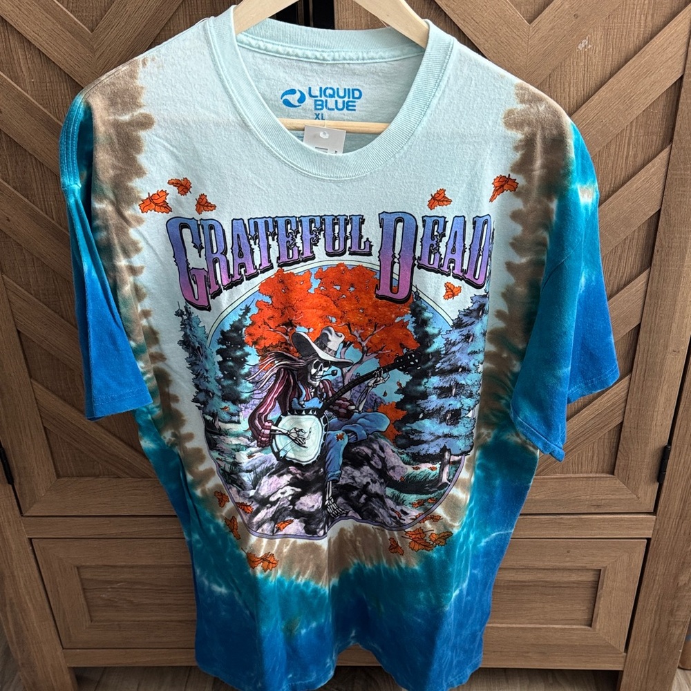 Liquid Blue Multicolor Grateful Dead Tee
